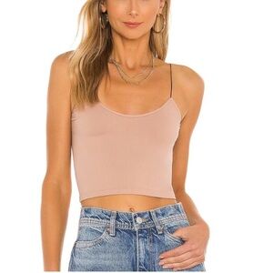 Free People Intimately Skinny Strap Seamless Brami Women Color Tan Size M/L